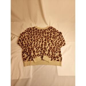 Fierce & Flirty – A New Day Leopard Luxe Knit (XS) |Wild Animal Print Pullover